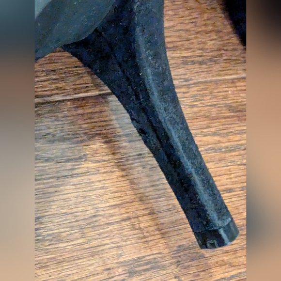 Pedro Garcia Mary Jane Black Suede Heels Eu Size 40 Approx 9-9.5 US - Picture 7 of 16